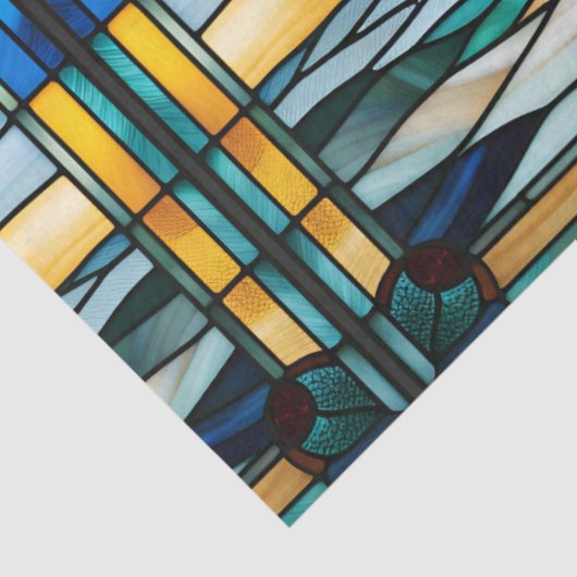 デカフェイクップクラフト用ステンドグラス帆船 薄葉紙 (詳細)