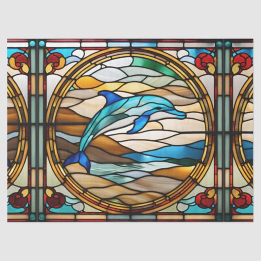 デカフェイクップクラフト用ステンドグラス 薄葉紙 (正面)