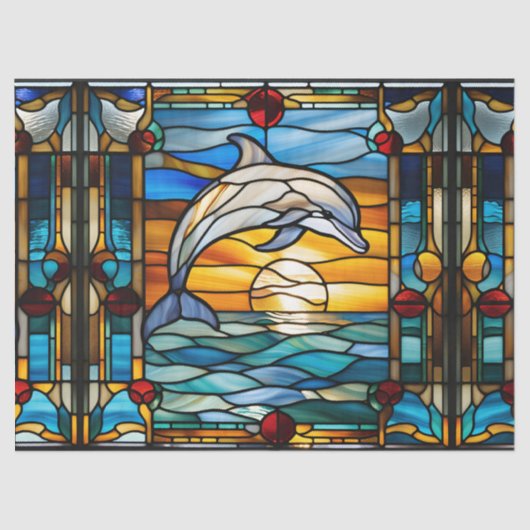 デカフェイクップクラフト用ステンドグラス 薄葉紙 (正面)