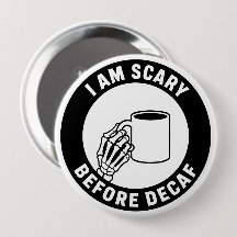 デカフェ以前の私は怖い ファニー スケルトン ハロウィン