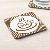 デカフコーヒー コースター (左側)