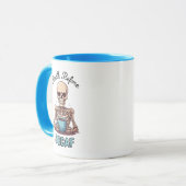 デカフ前の死；コーヒー中毒者 マグカップ (正面左)