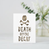 デカフ前の死 ポストカード (スタンド正面)