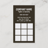 デカフ前の死 ロイヤリティカード (裏面)