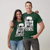 デカフ骨格コーヒーの死のスカル おもしろい Tシャツ (ユニセックス)