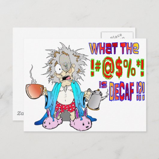 デカフ？ ポストカード (正面/裏面)