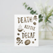 デカフ《写真》ぼけ味前の死 ポストカード (スタンド正面)