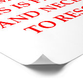 デカルト引用文 ポスター (角)