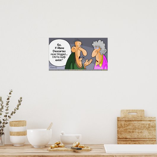 デカルト ポスター (キッチン)
