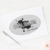 デカルト 楕円形シール (封筒)