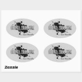 デカルト 楕円形シール (シート)