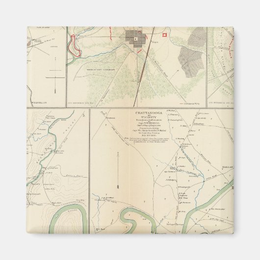 デカード、マンチェスター、トラホマ、ジャスパー マグネット (正面)