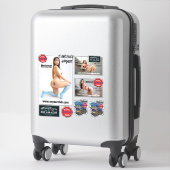 デカールカスタムカットビニールカロライナ シール (スーツケース)