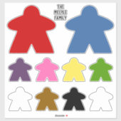 デカールカスタムメンプル家族の車のビニールシール シール (シート)