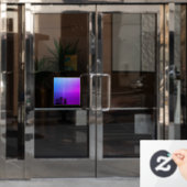 デカール壁デザインスタイル ウィンドウサイン (オフィスドア)