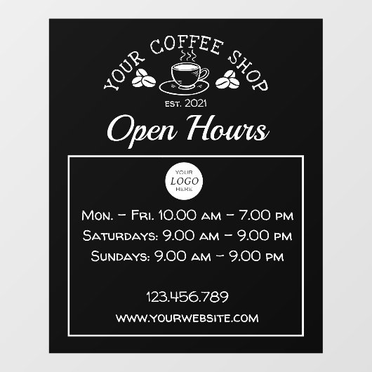 デカール店のロゴマーク ウィンドウサイン (シート)