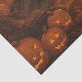 デカ不気味プページのための森の中のハロウィーン魔女 薄葉紙 (詳細)