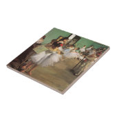 デガによるダンス教室、印象派バレエの名画 タイル (側面)