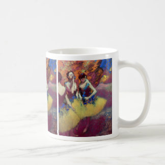 デガの黄スカートの三人のダンサー コーヒーマグカップ