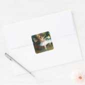 デガスのステージで二人 スクエアシール (封筒)