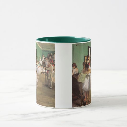 デガスのバレエ教室、ヴィンテージ印象派のバレエ マグカップ (中央)