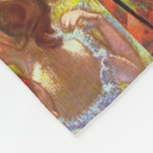 デガスの踊り手とマルクの鹿 フリースブランケット (角)