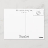 デガスステージバレエダンサー ポストカード (裏面)