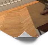 デガスダンサー彫刻 ポスター (角)