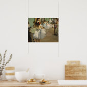 デガスダンスクラスのバレエダンサー ポスター (キッチン)