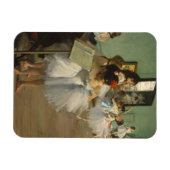 デガスダンスクラスバレエダンサーバレリーナアート マグネット (横)