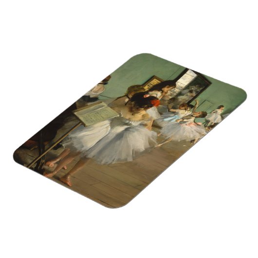 デガスダンスクラスバレエダンサーバレリーナアート マグネット (左側)