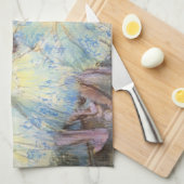 デガスバレエダンサーアートダンサー絵画ズ キッチンタオル (四つ折り)