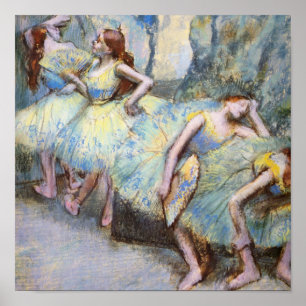 デガスバレエダンサーアートダンサー絵画ズ ポスター
