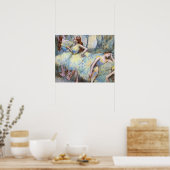 デガスバレエダンサーアートダンサー絵画ズ ポスター (キッチン)