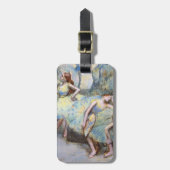 デガスバレエダンサーアートダンサー絵画ズ ラゲッジタグ (正面縦)