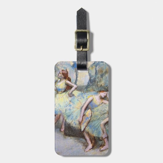 デガスバレエダンサーアートダンサー絵画ズ ラゲッジタグ (正面縦)