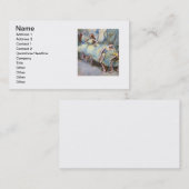 デガスバレエダンサーアートダンサー絵画ズ 名刺 (正面/裏面)