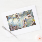 デガスバレエダンサーアートダンサー絵画ズ 長方形シール (封筒)