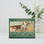 デガス「ダンスレッスン」 ポストカード (スタンド正面)