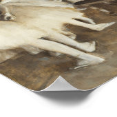 デガス – バレエリハーサルステージ ポスター (角)