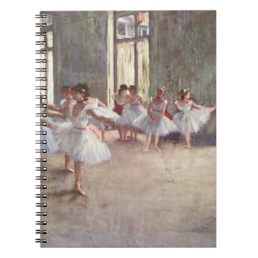 デガス・バレエ・リハーサル ノートブック (正面)