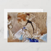 デガズダンサー招待状はがき インビテーションポストカード (正面/裏面)