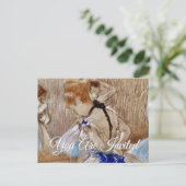 デガズダンサー招待状はがき インビテーションポストカード (スタンド正面)