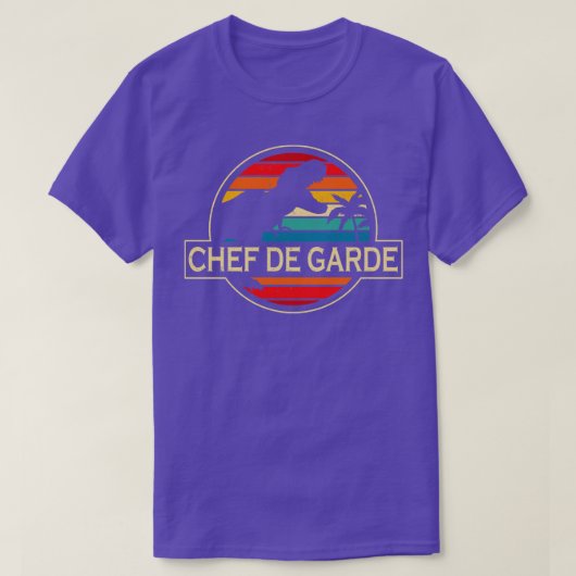 デガルド恐竜シェフ Tシャツ (デザイン正面)