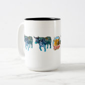 "デキスターフィリップオックスフォード、III 「Oxie」" 15のozのマグ ツートーンマグカップ (正面左)