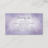 デキセドリン錠の宝石用原石のジュエリーの名刺 名刺 (裏面)