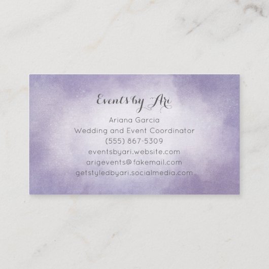 デキセドリン錠の宝石用原石のジュエリーの名刺 名刺 (裏面)