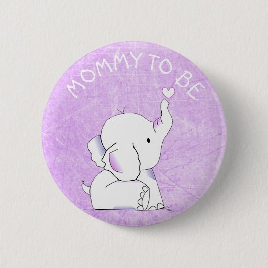 デキセドリン錠象のベビーシャワーPin 缶バッジ (正面)