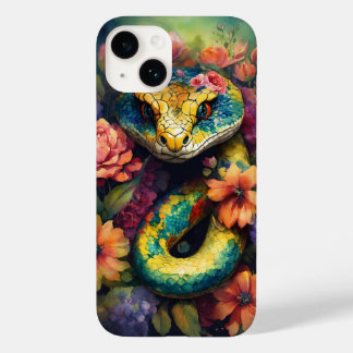 デギタールのガラクスネークイメージbassの携帯電話のケース Case-Mate iPhone 14ケース