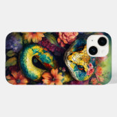 デギタールのガラクスネークイメージbassの携帯電話のケース Case-Mate iPhoneケース (裏面 (横))